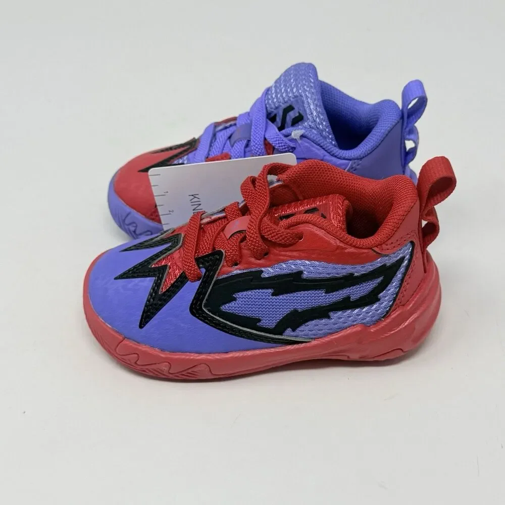 PUMA Scoot Zeros 1 Pred Sneakers Toddler Boys Kids Size 5 C Purple Red Shoes